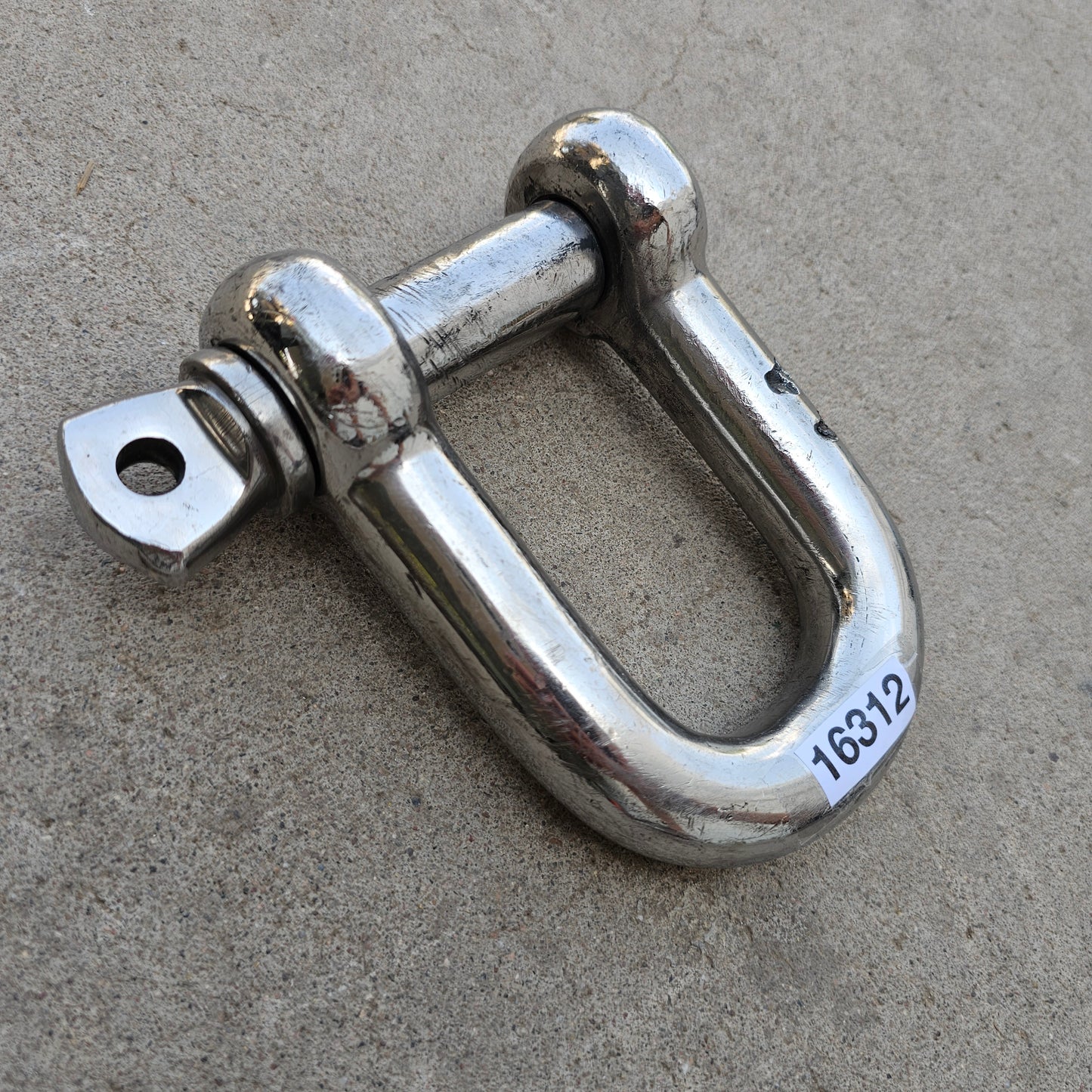 Large Chrome Nautical Anchor Buckle