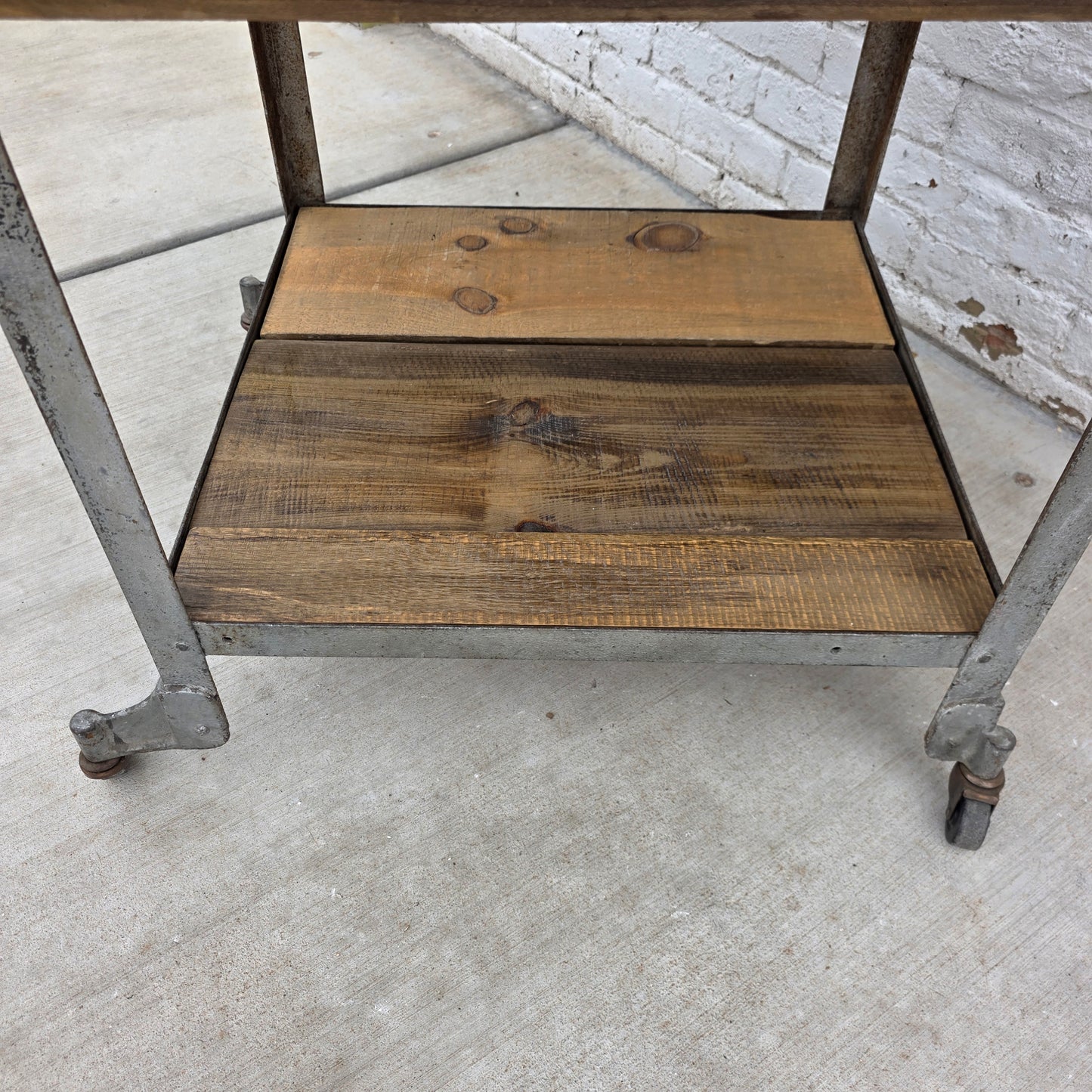 3 Tier Rolling Island Work Table