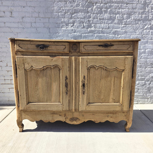 French Bleached Oak Sideboard