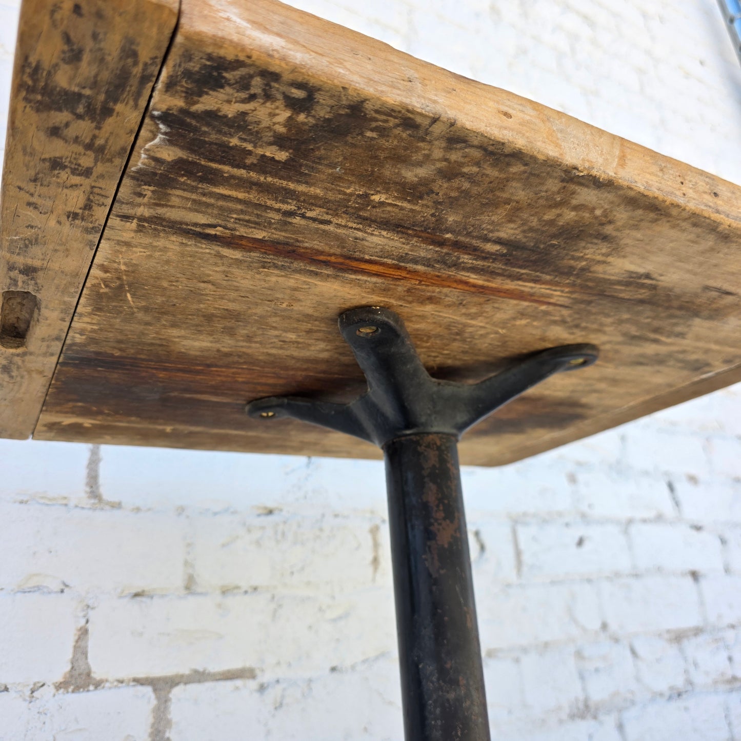 Antique Industrial Small Table
