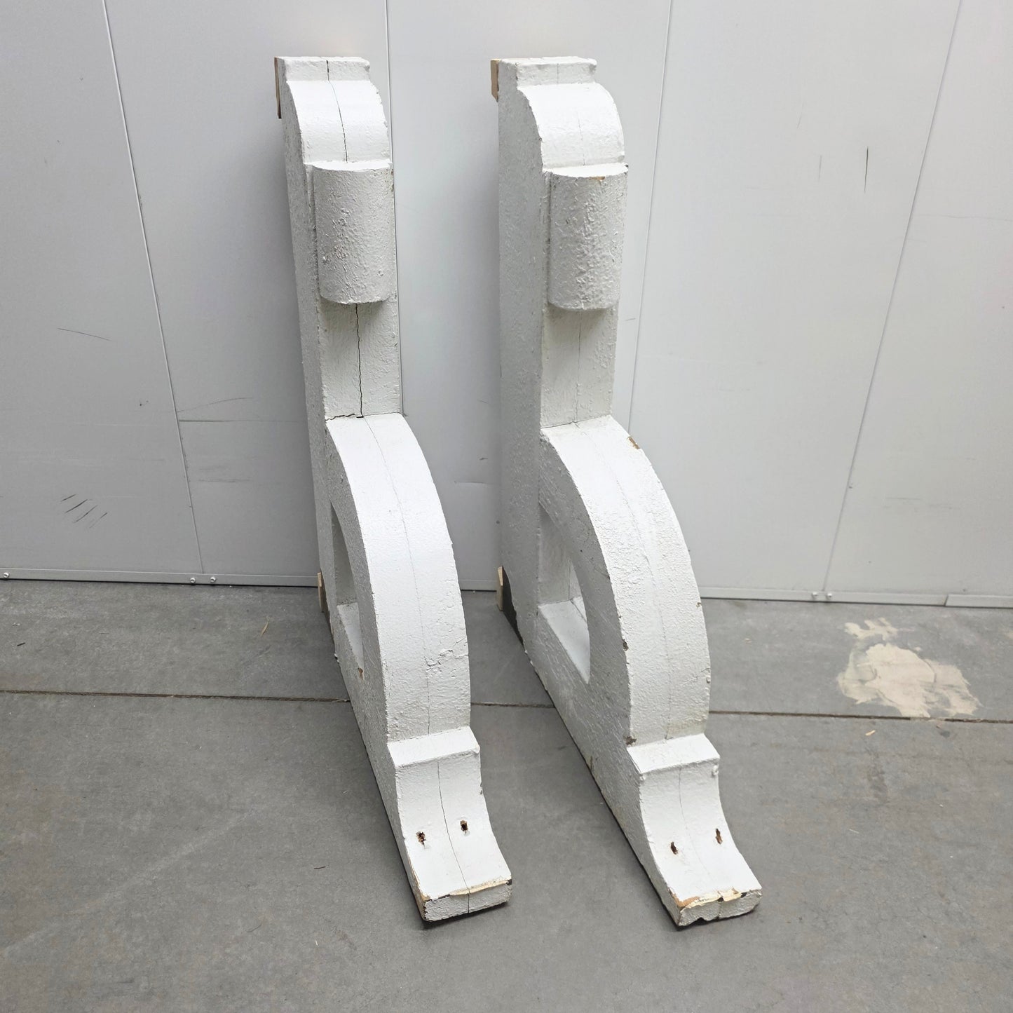 Pair of White Corbels
