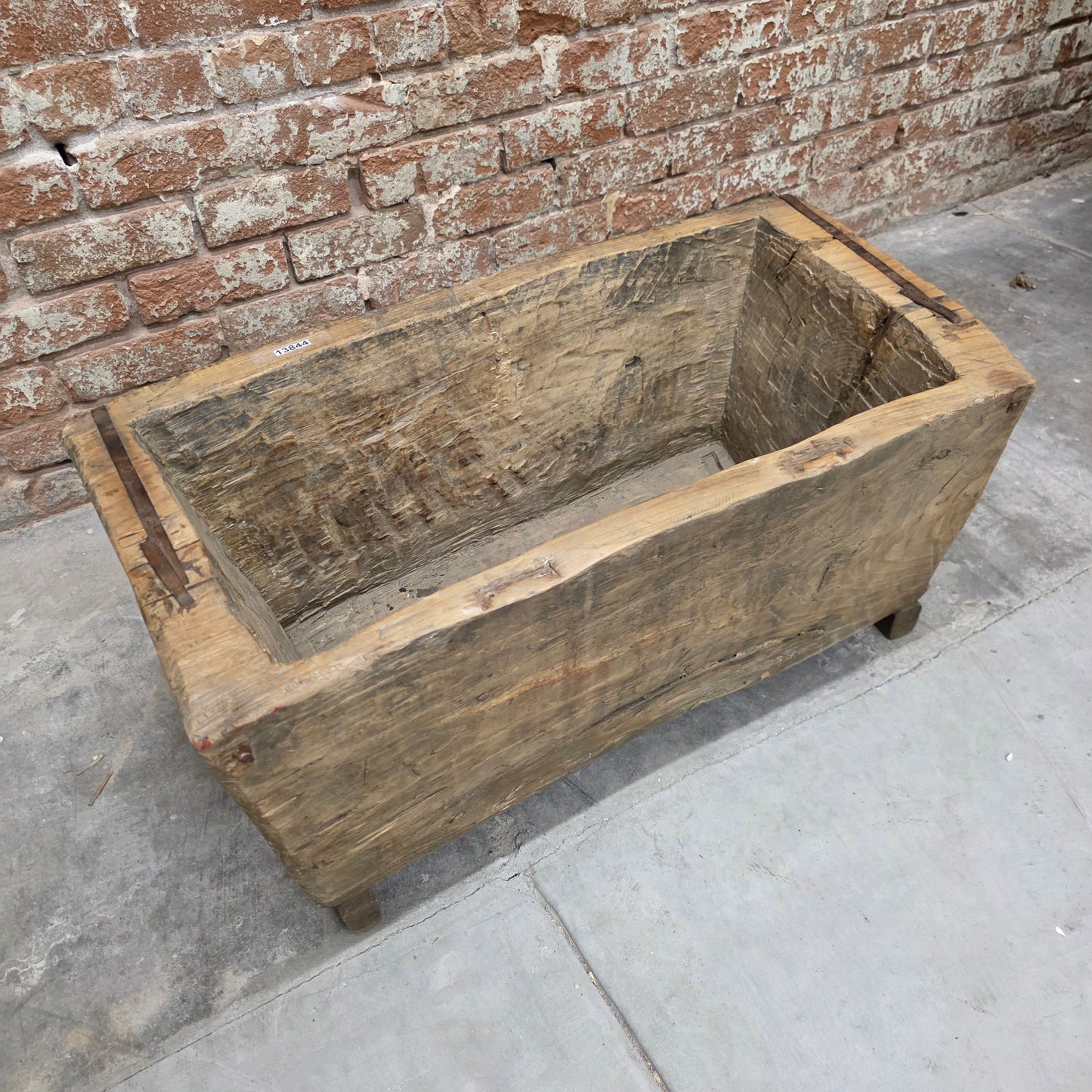 Wood Dough Bowl/Planter
