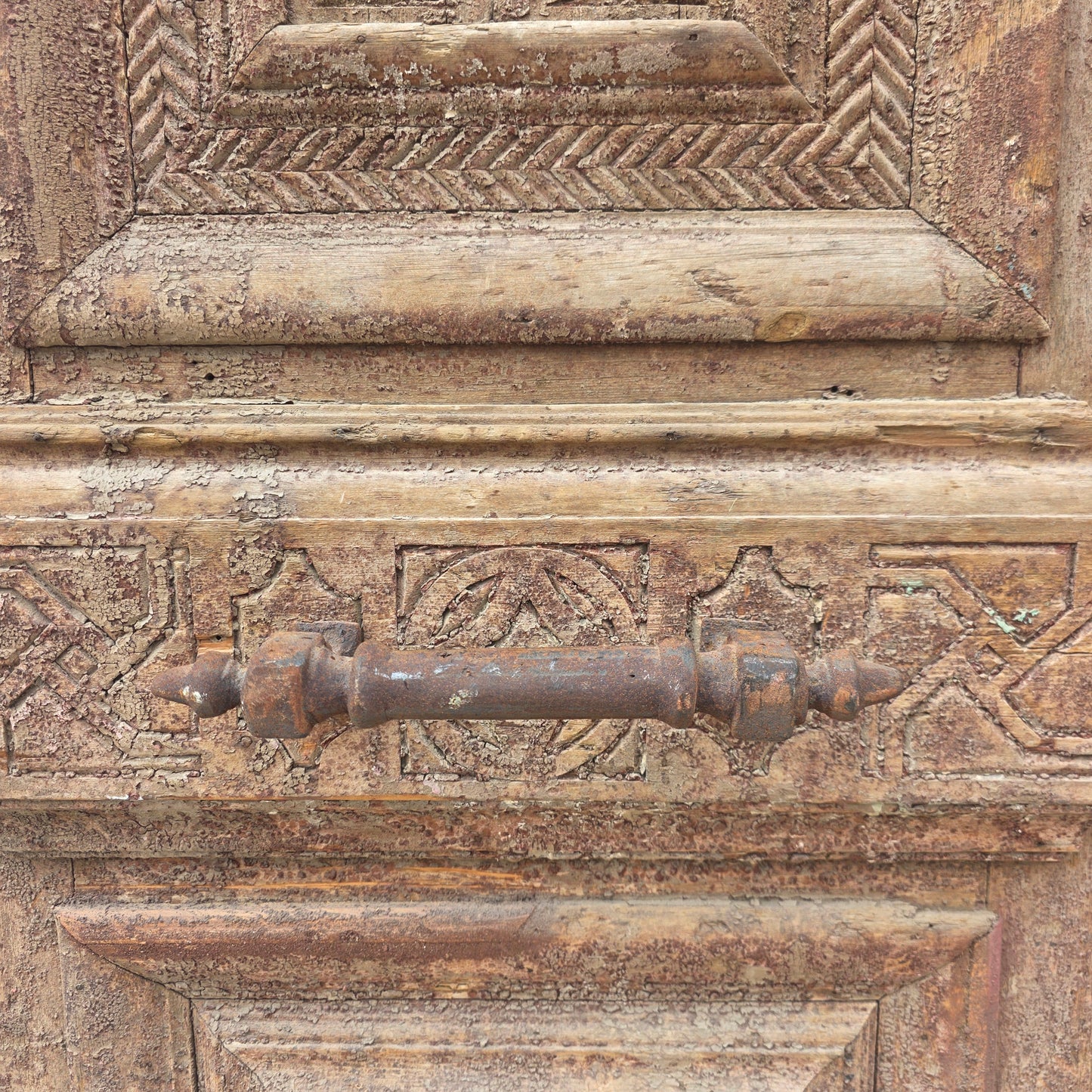 Pair of Carved French Doors