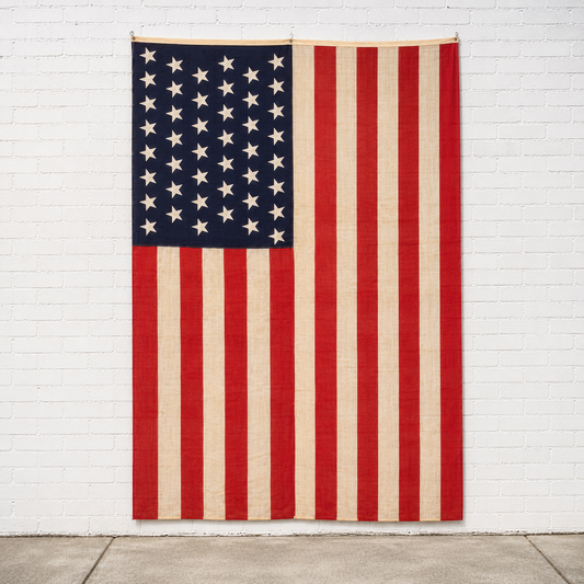 Antique 44 Star American Flag