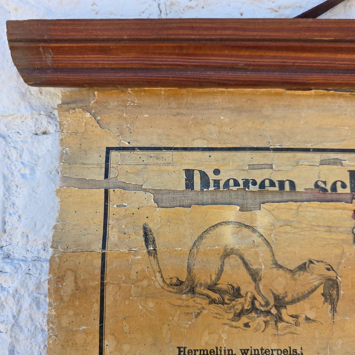 Antique Dutch Animal/Agriculture School Chart