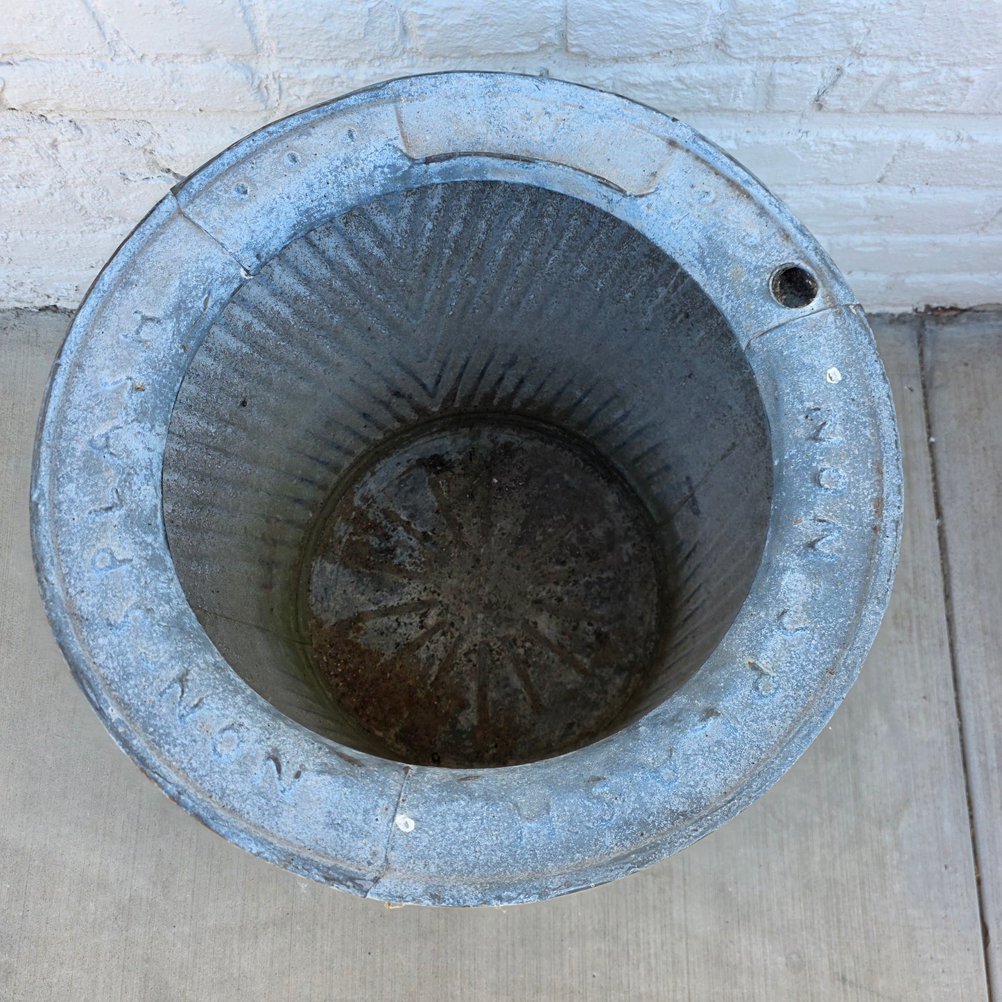 Antique Dolly Garden Tub