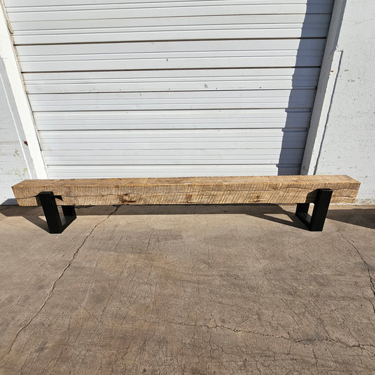 Antique Barn Beam Bench