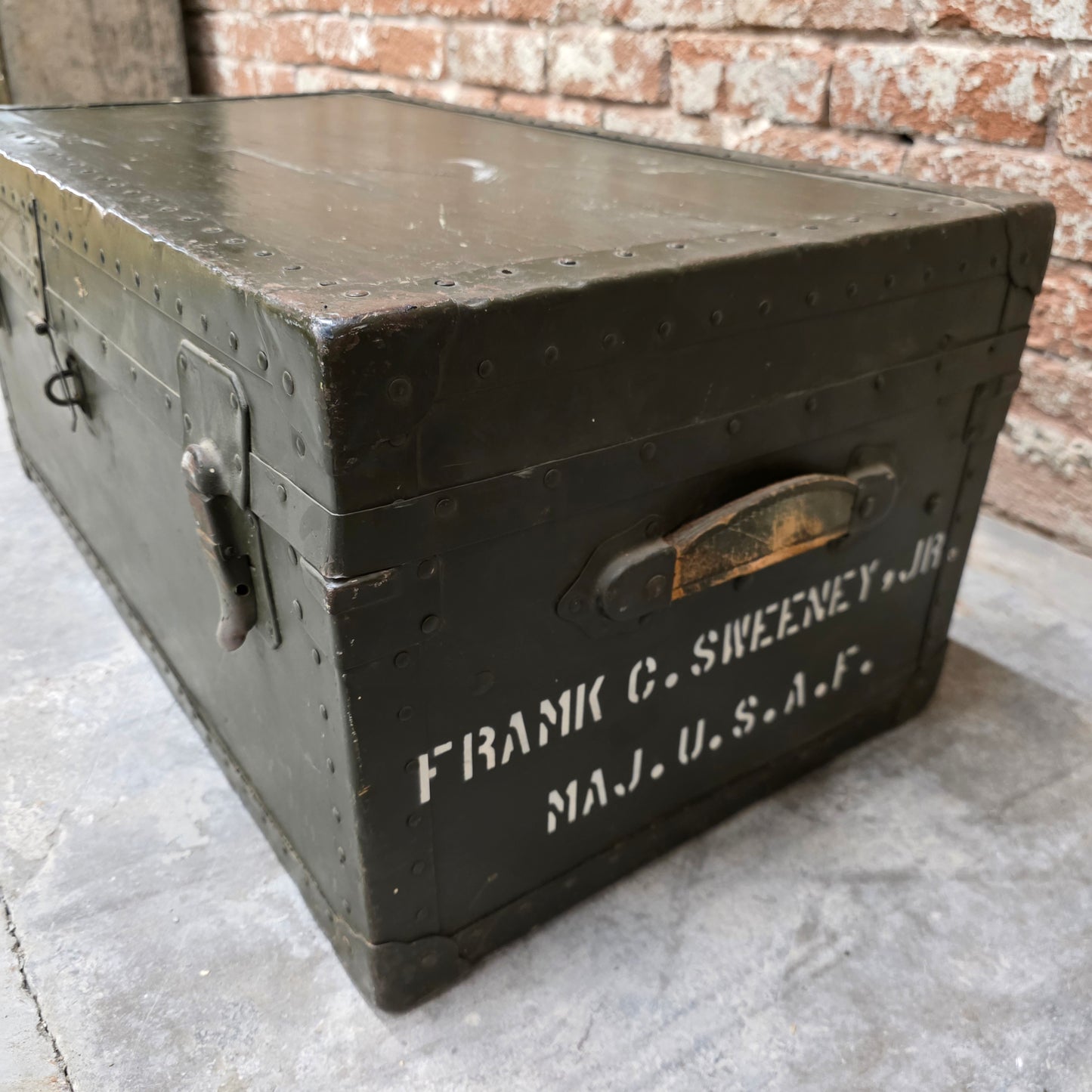 USAF Military Footlocker/Trunk