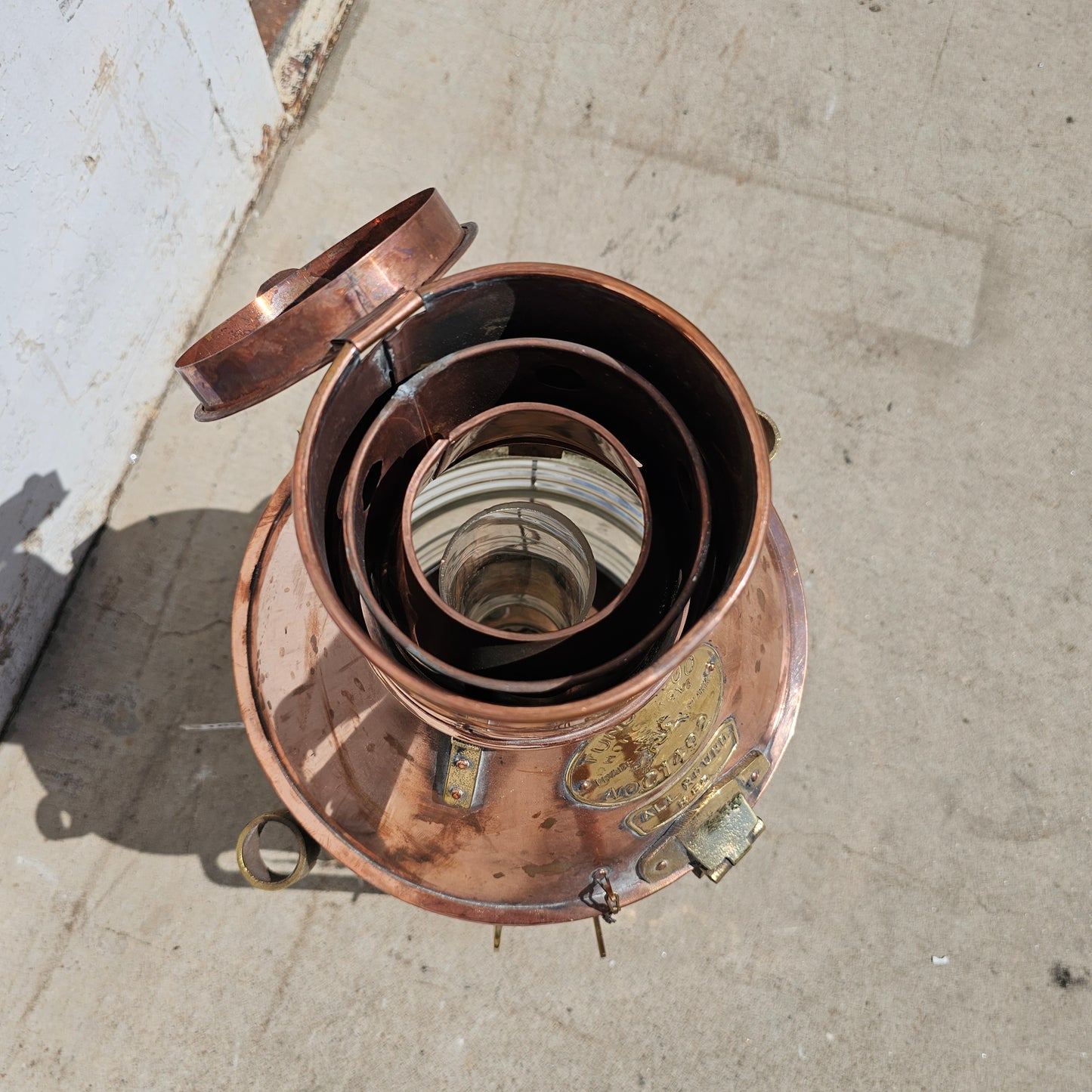 Copper Nautical Lantern