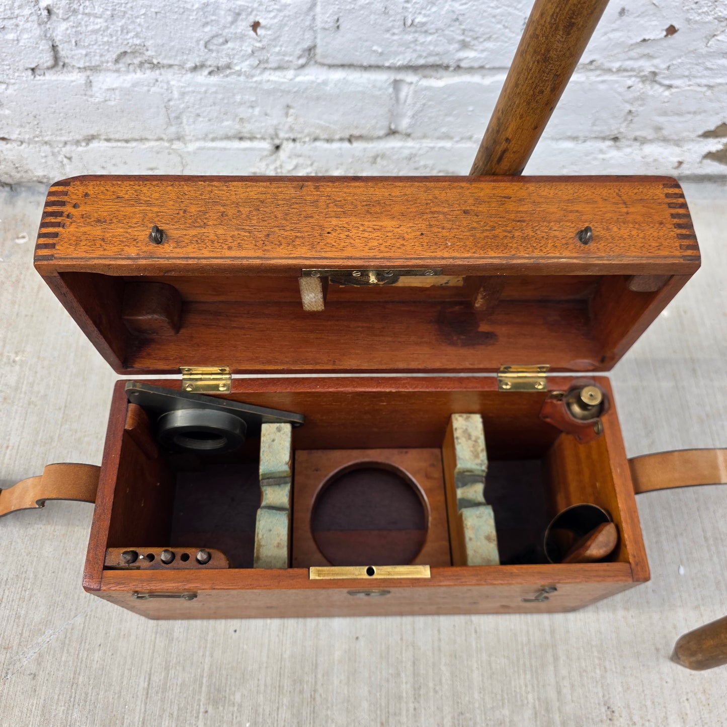 Vintage Keuffel and Esser Transit Surveyor's Level in Original Case with Tripod (Architectural)