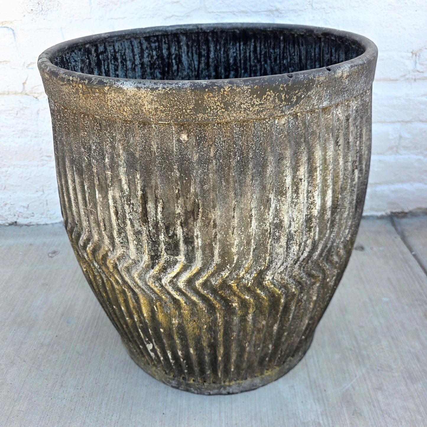 French Galvanized Dolly Tub