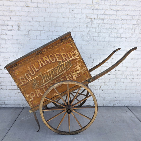 Rare French Pastry and Bread (Boulangerie) Cart
