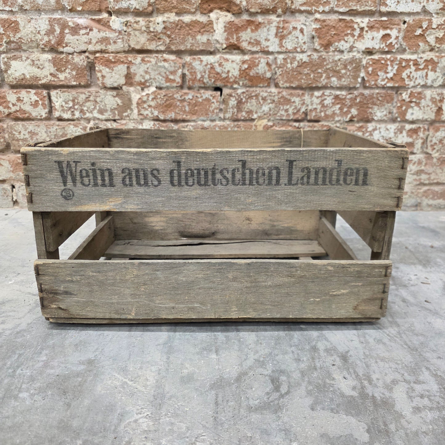 Wooden German Crate