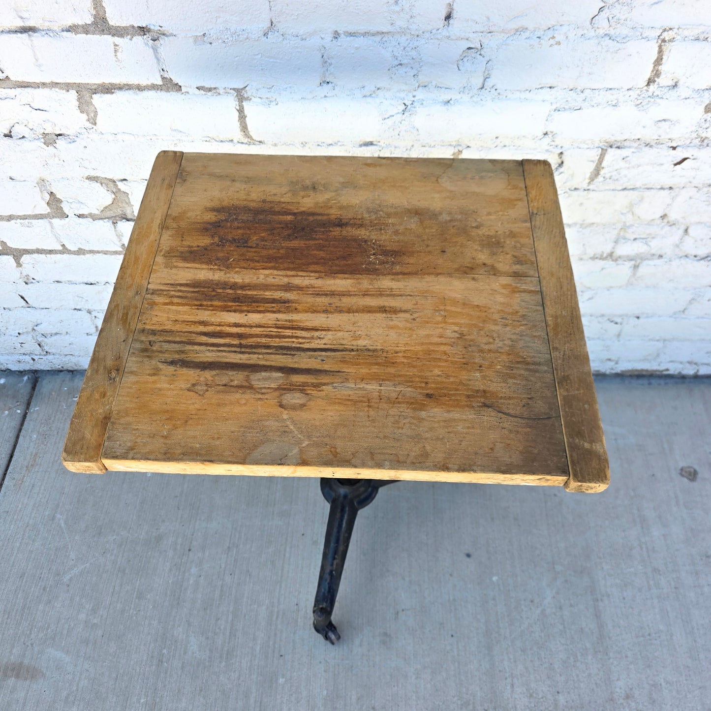 Antique Industrial Small Table