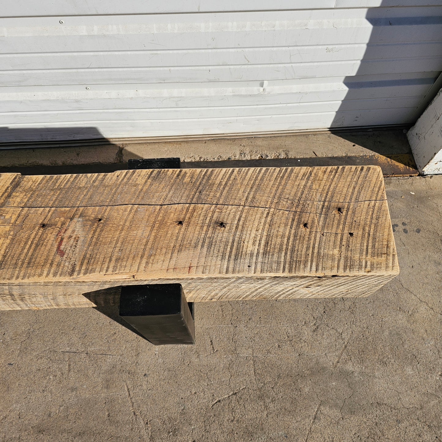 Antique Barn Beam Bench