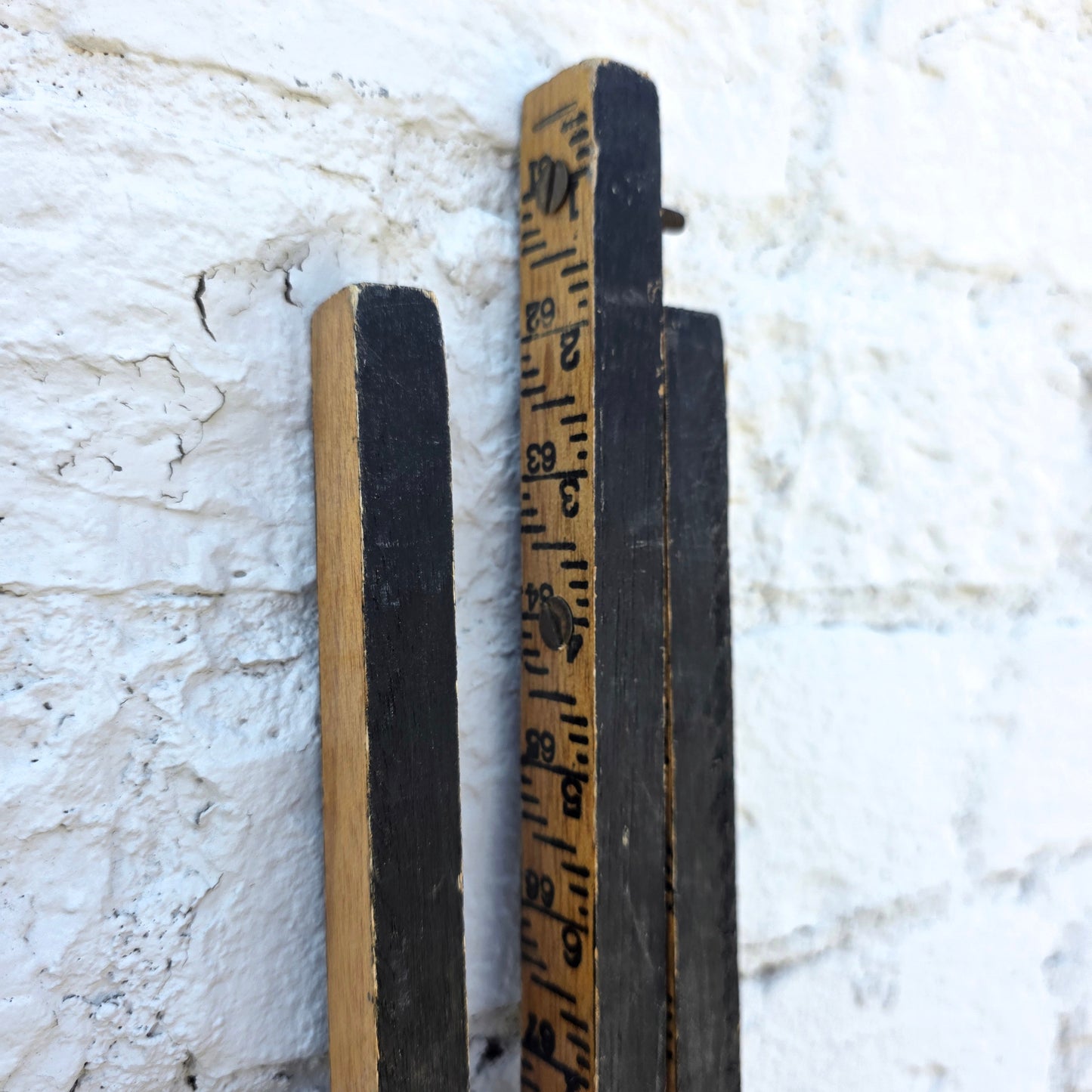 Vintage Wooden Folding Carpenter's Measuring Stick