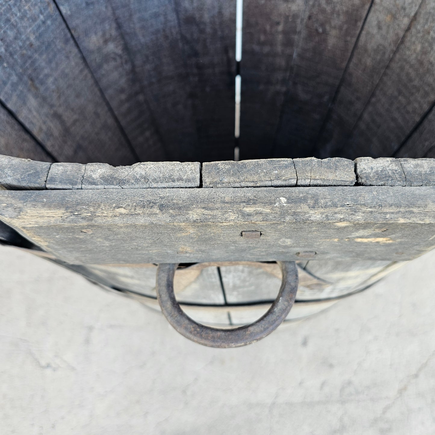 Wooden Wine Harvest Bucket/ Barrel