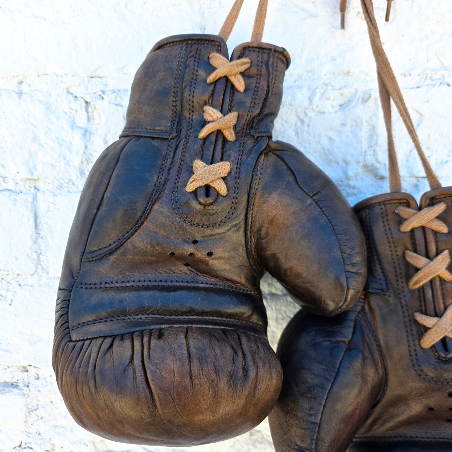 Antique Leather Boxing Gloves