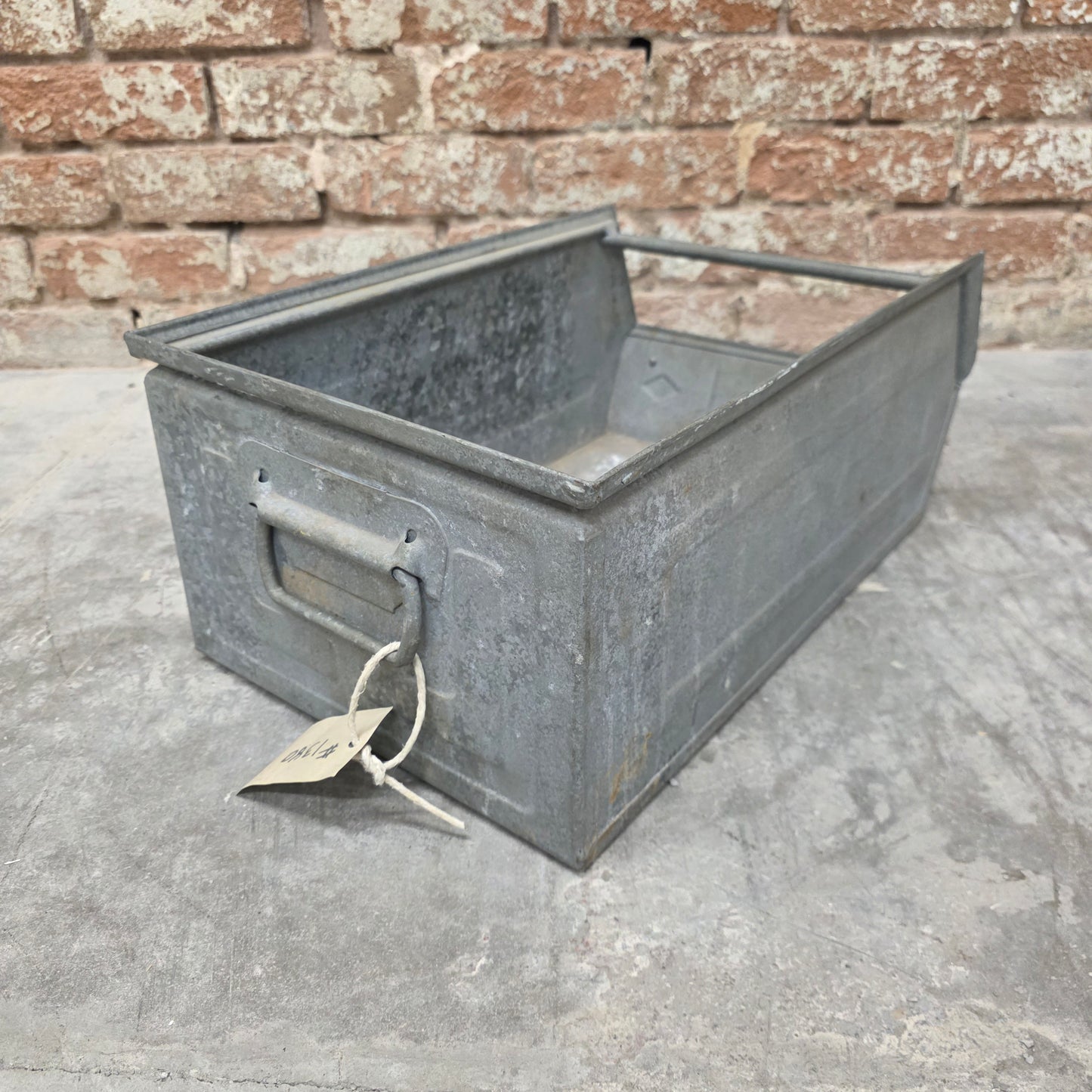 Stackable Industrial Galvanized Crate