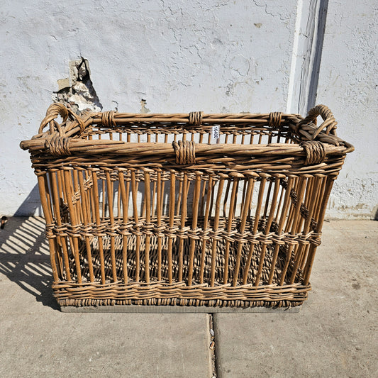 French Wicker Gathering Basket