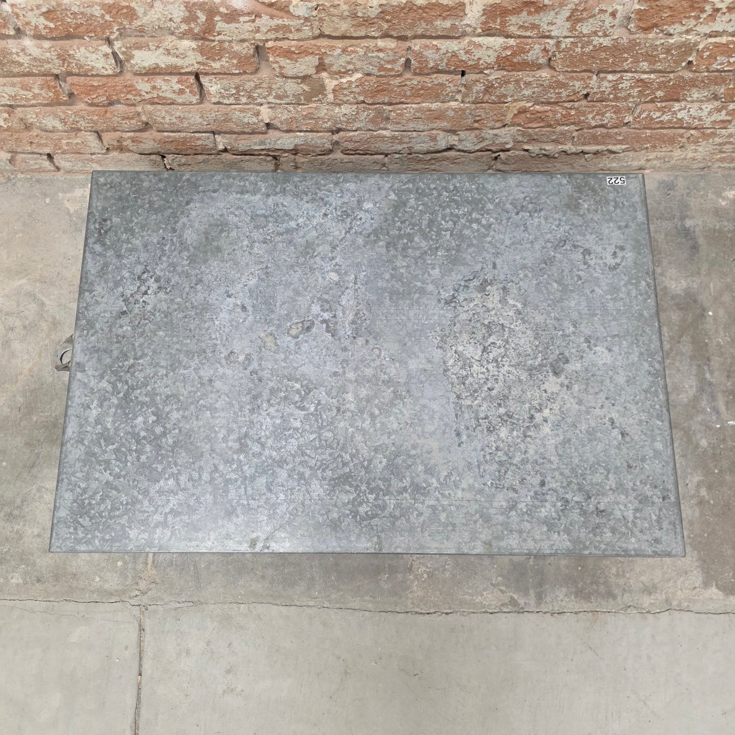 Galvanized Coffee Table Trolley