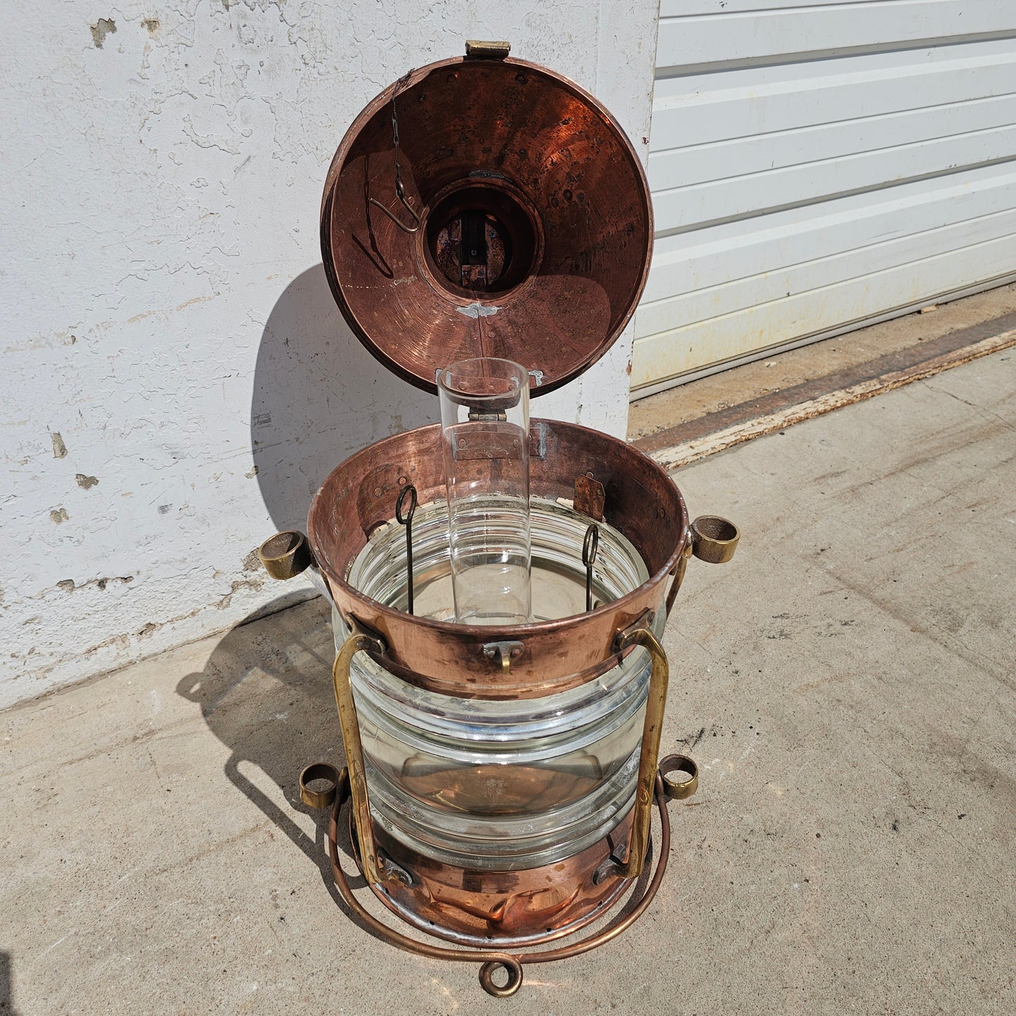 Copper Nautical Lantern