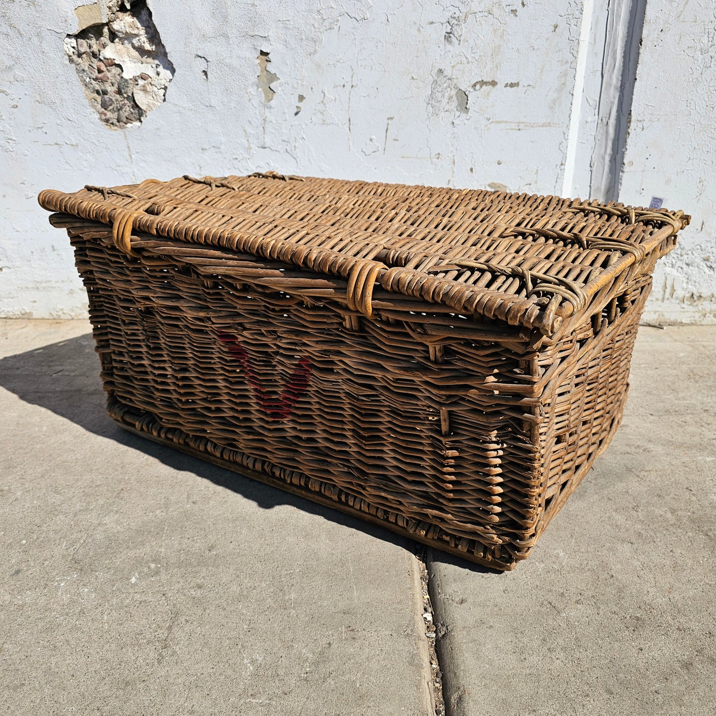 French Market Wicker Bread Basket