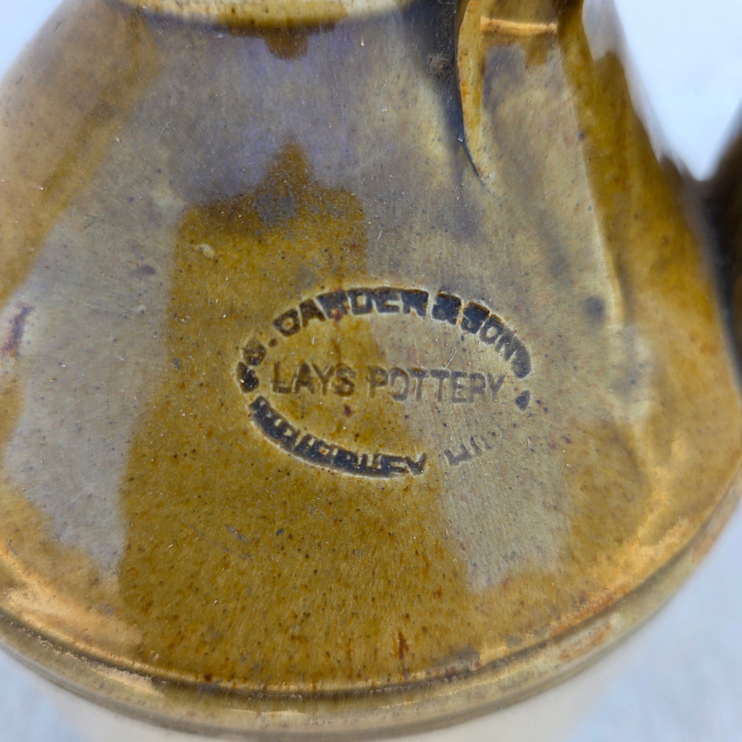 English Wine & Spirits Pottery Jug