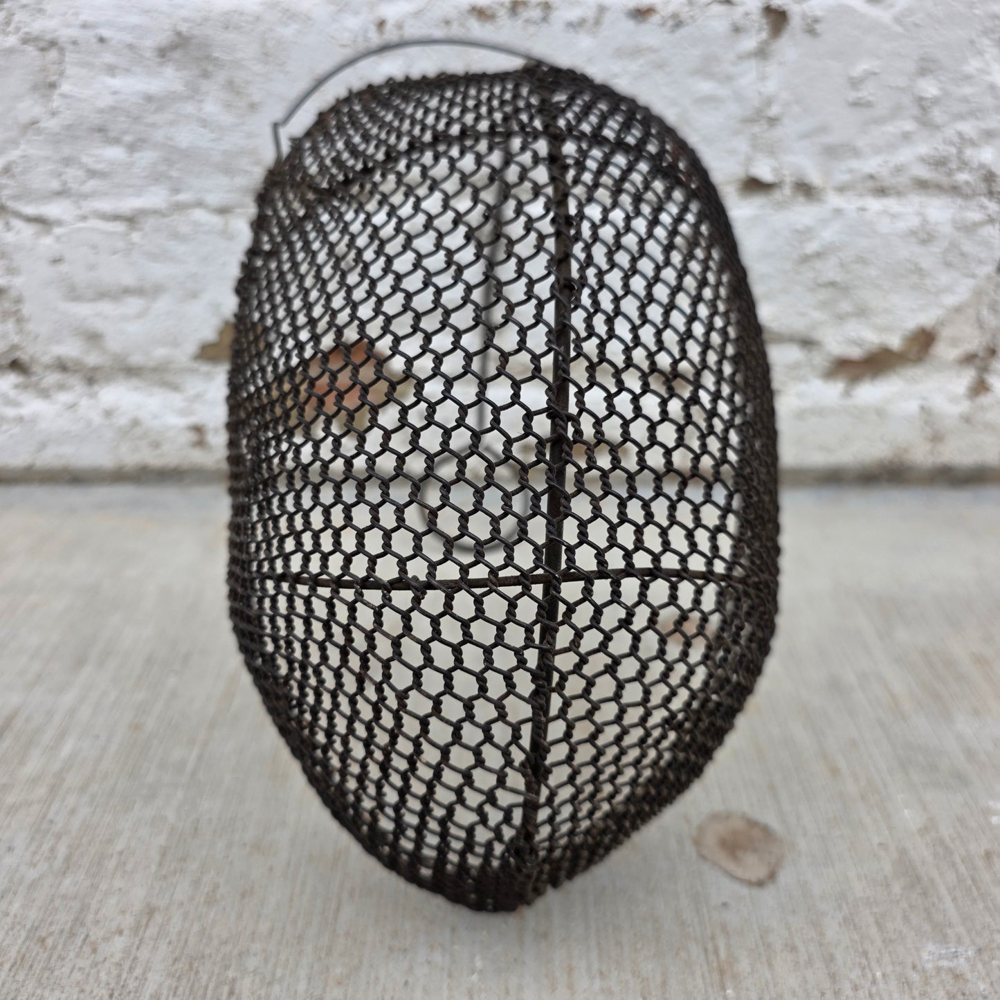 Antique Wire Mesh Fencing Mask, Circa late 19th Century