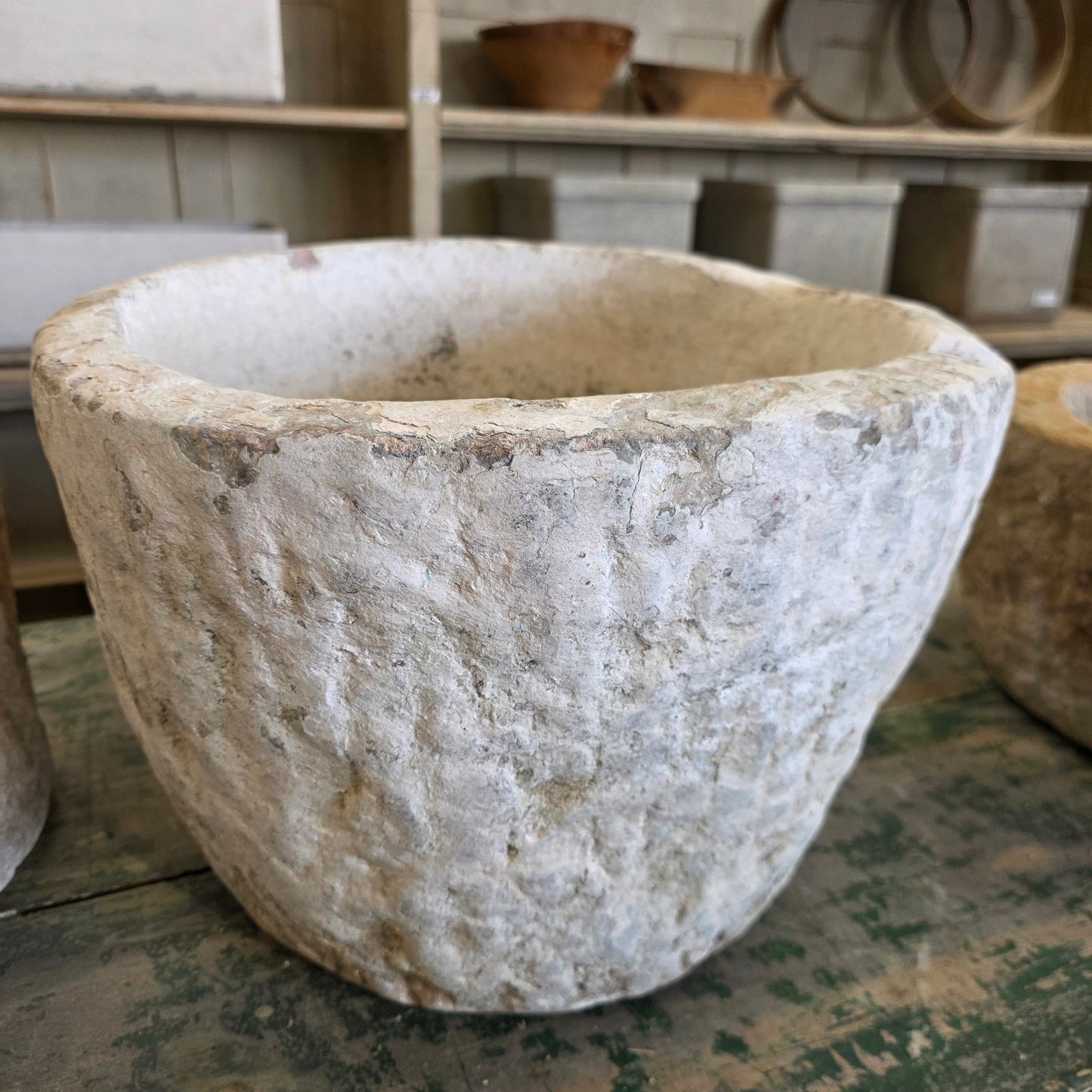 Medium Round Stone Sink/Planter
