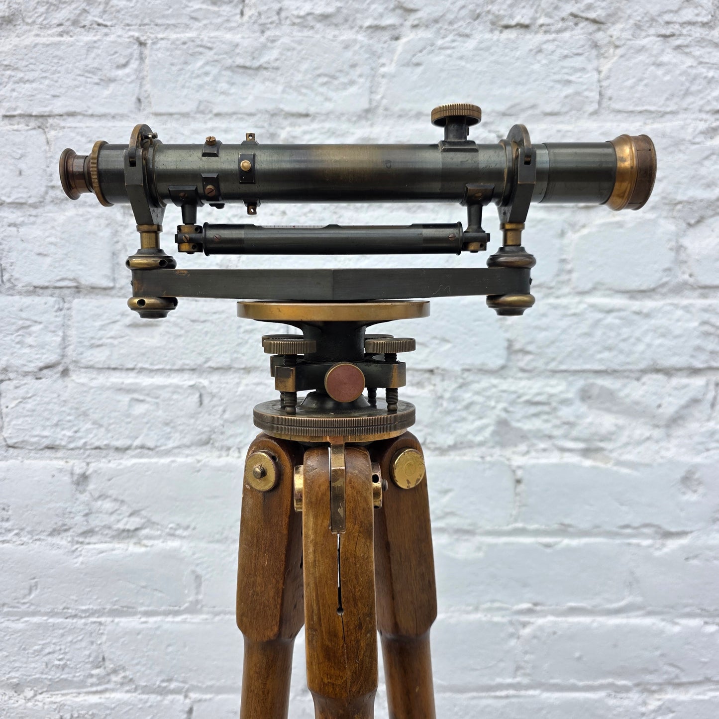 Vintage Keuffel and Esser Transit Surveyor's Level in Original Case with Tripod (Architectural)