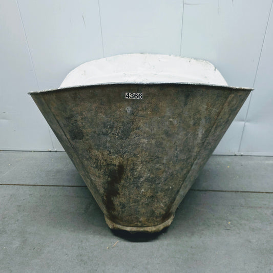 French Zinc Grape Gathering Bucket