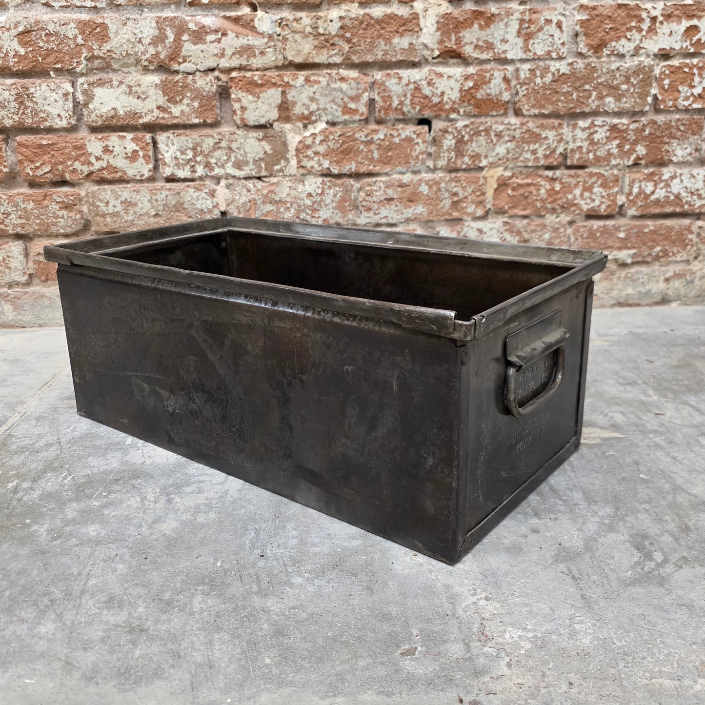 Metal Lyon Industrial Crate