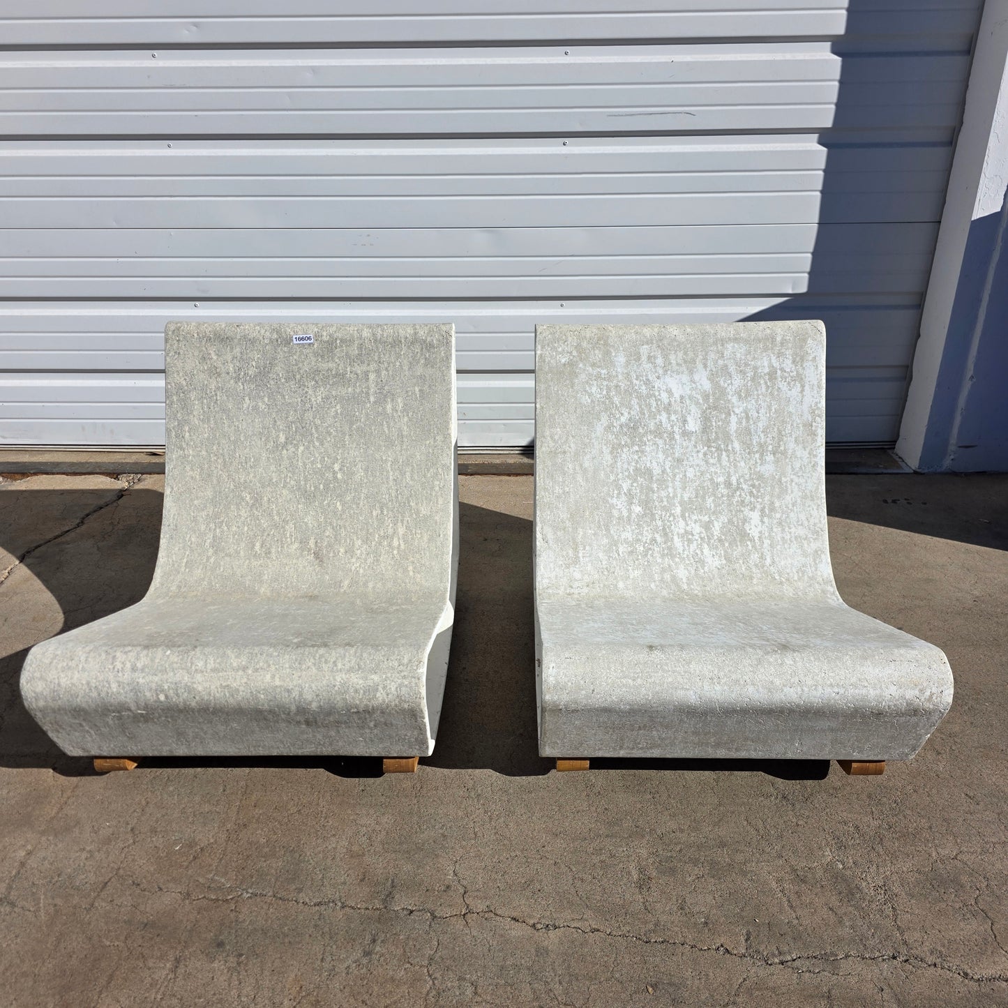 Pair of Willy Guhl Loop Chairs