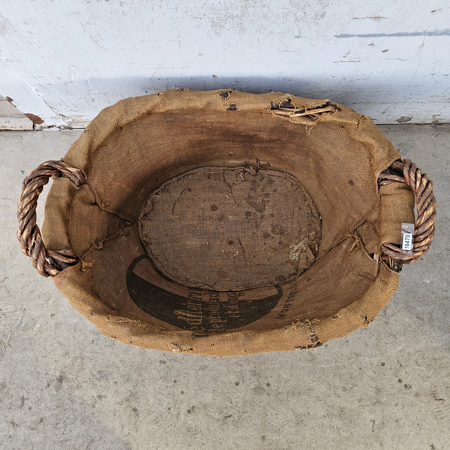 French Grape Harvest Basket