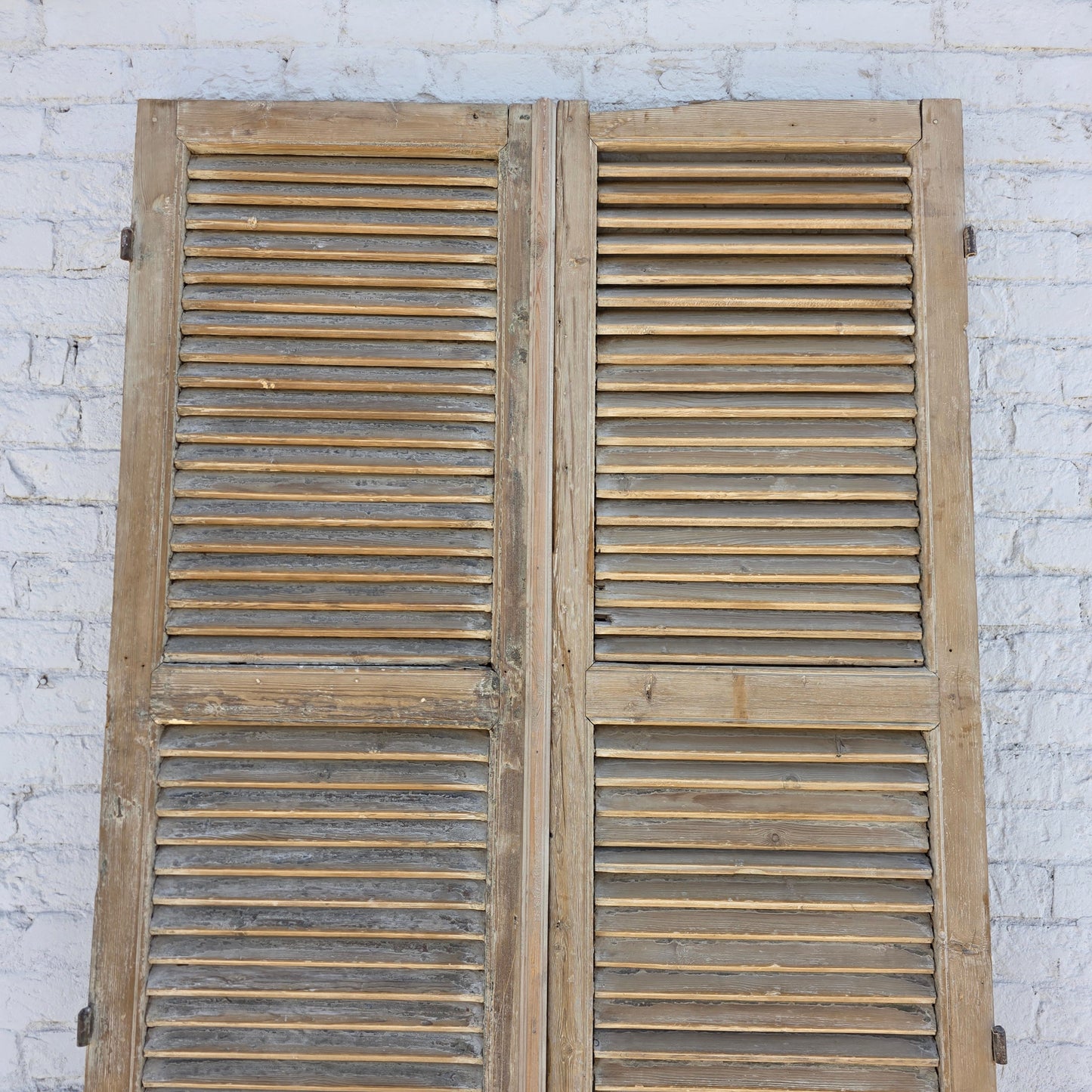 Pair of Shuttered Wood Doors