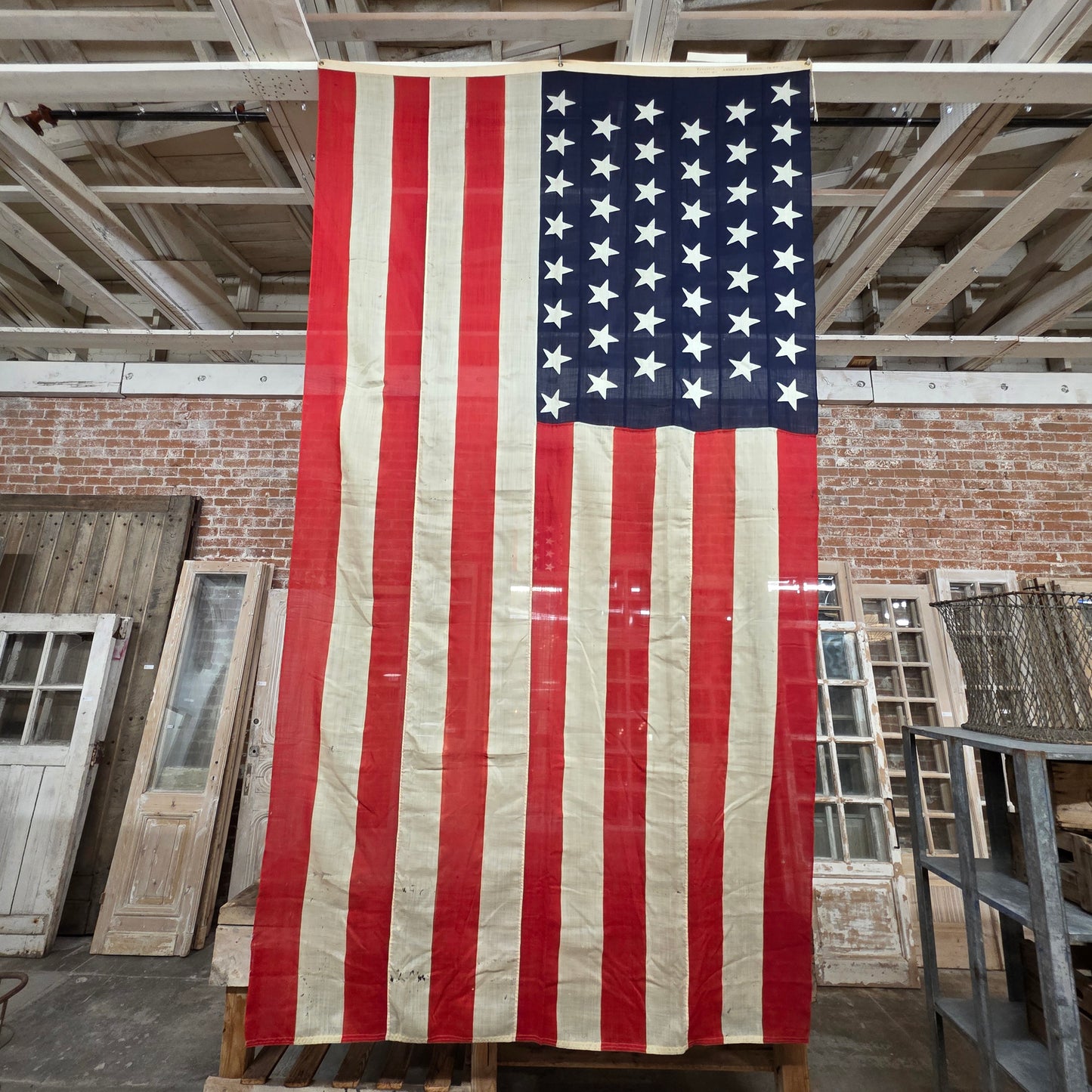 Antique 44 Star American Flag