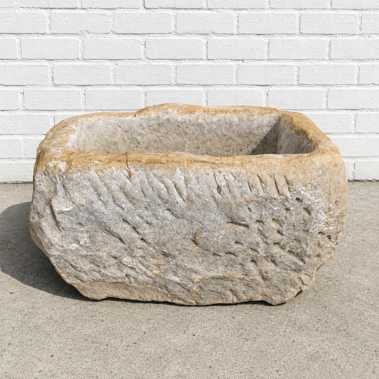 Medium Rectangular Stone Sink/Planter