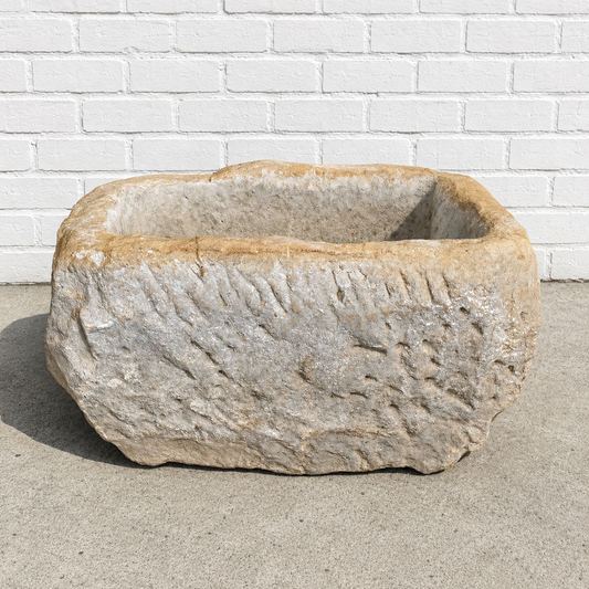 Medium Rectangular Stone Sink/Planter