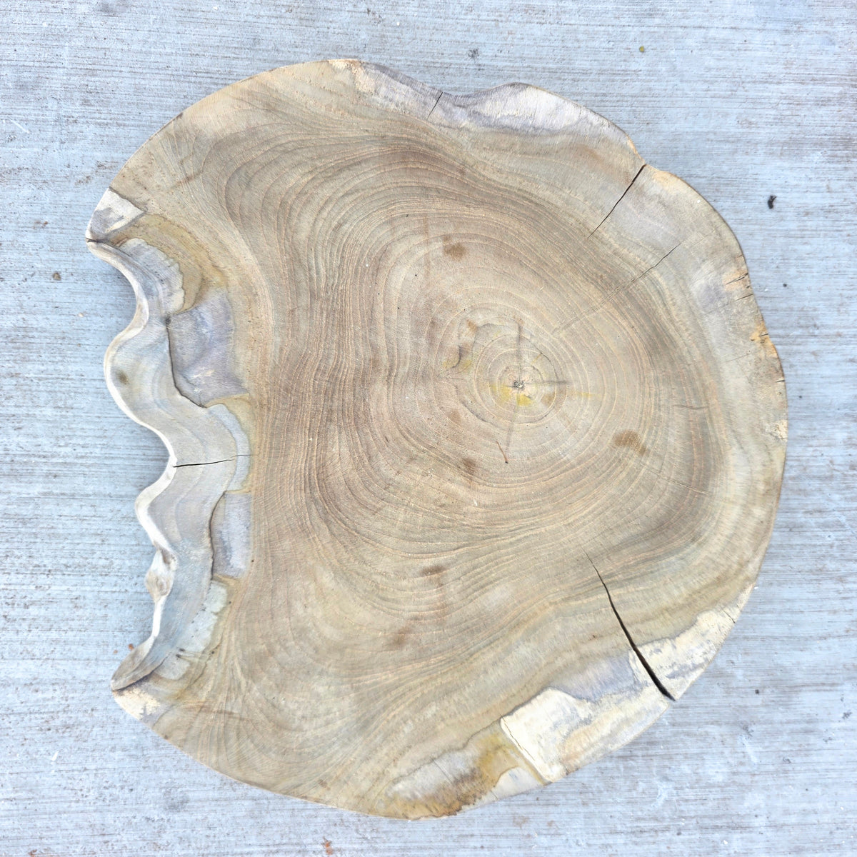 Teak Cutting Board Slice