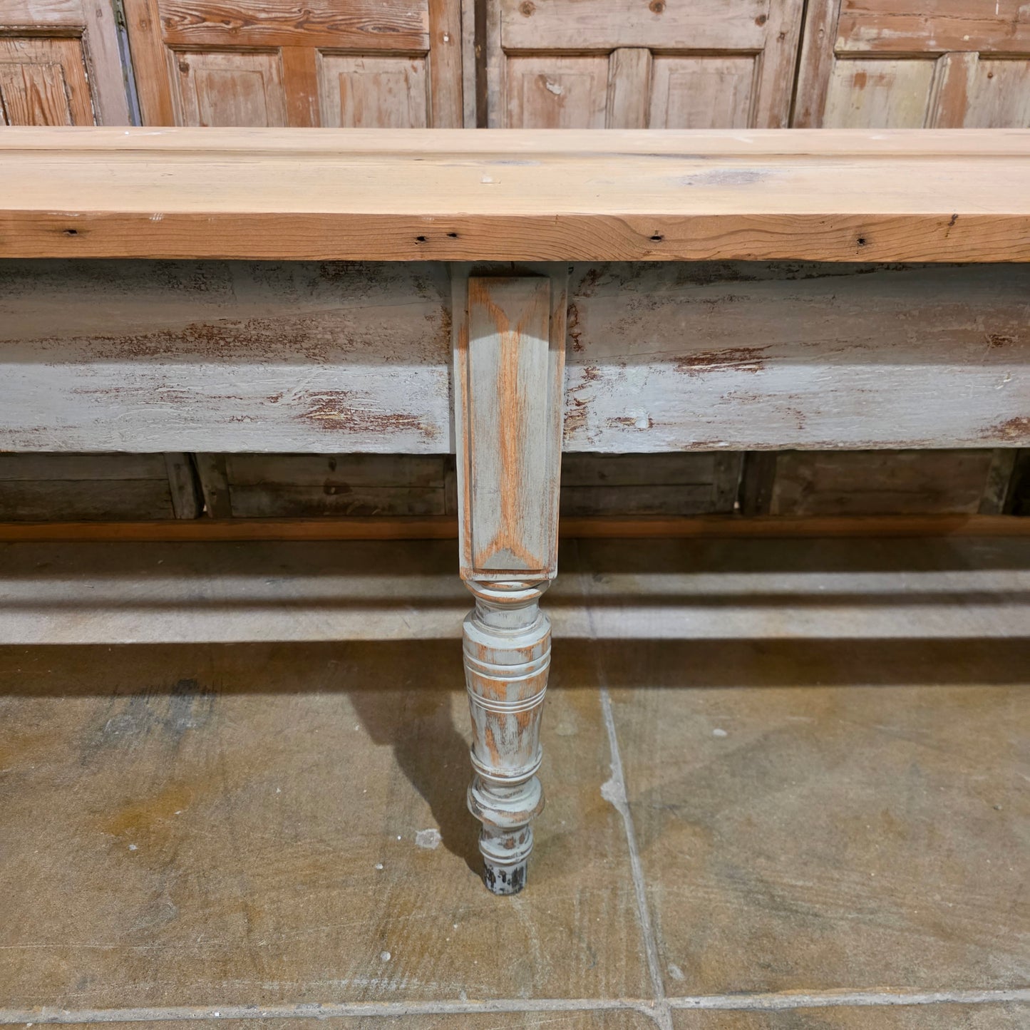 Painted Country Store Display Dining Table