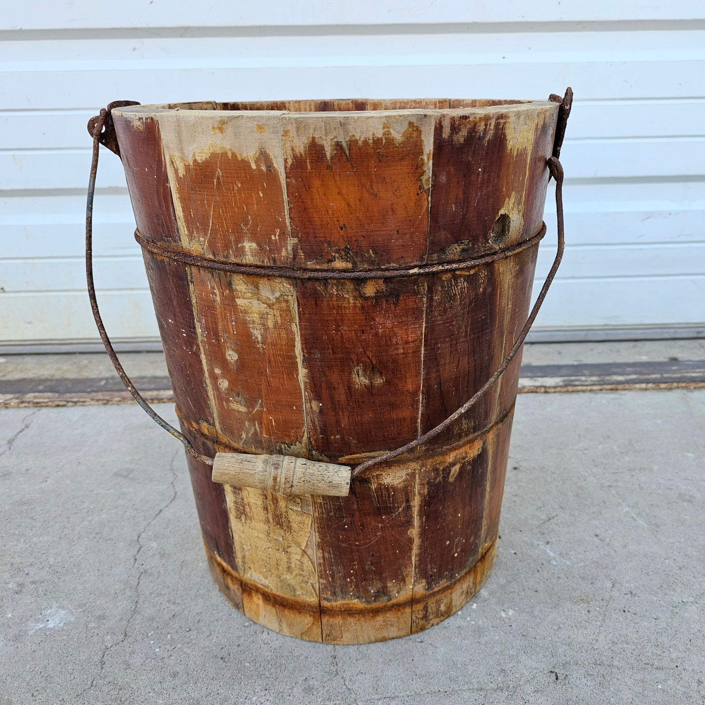 Wooden Ice Cream Bucket