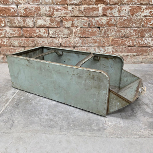 Painted Metal Storage Crate