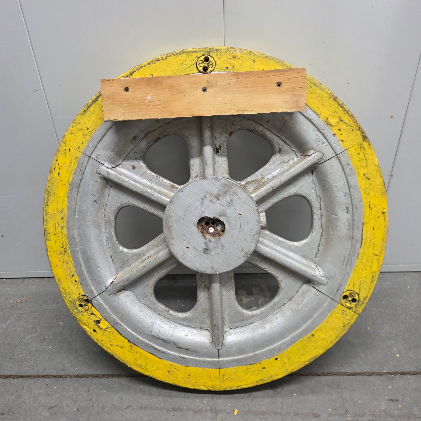 Yellow and Silver Decorative Foundry Mold