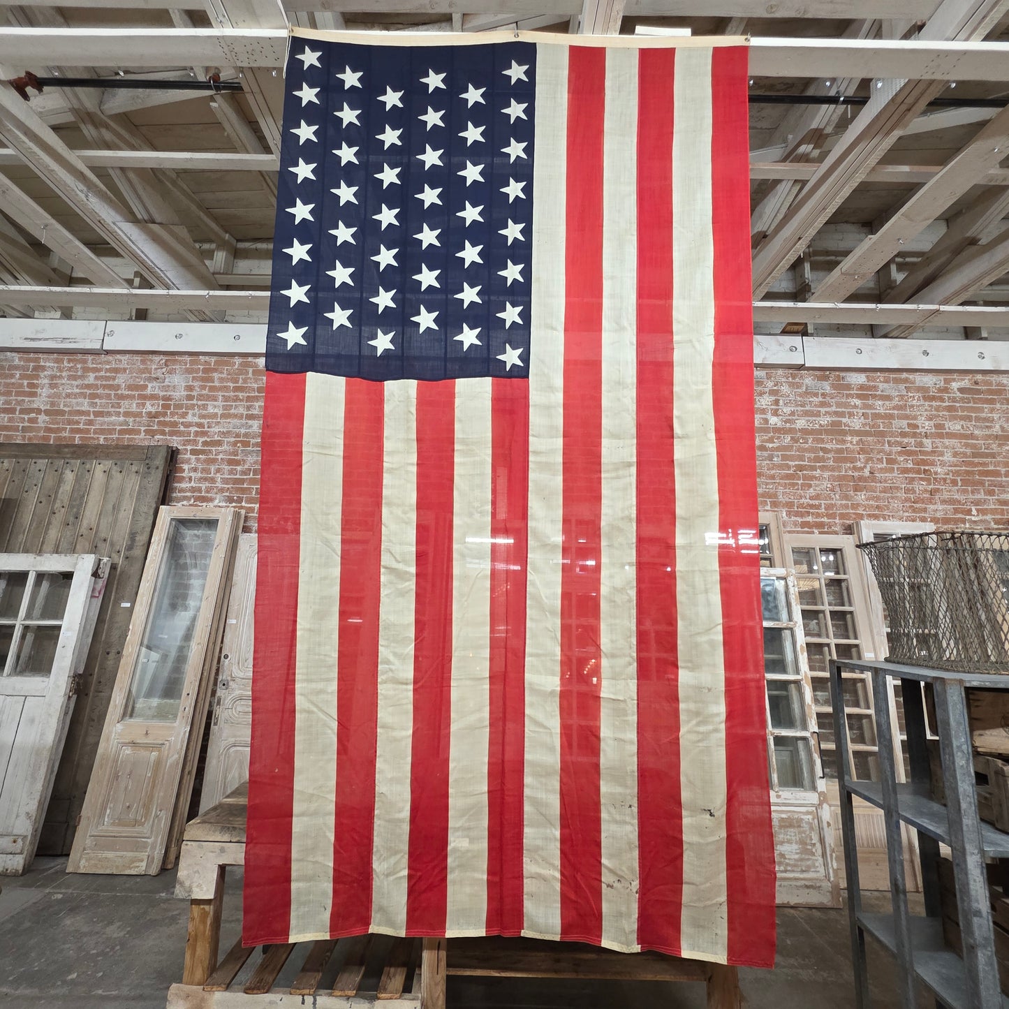 Antique 44 Star American Flag