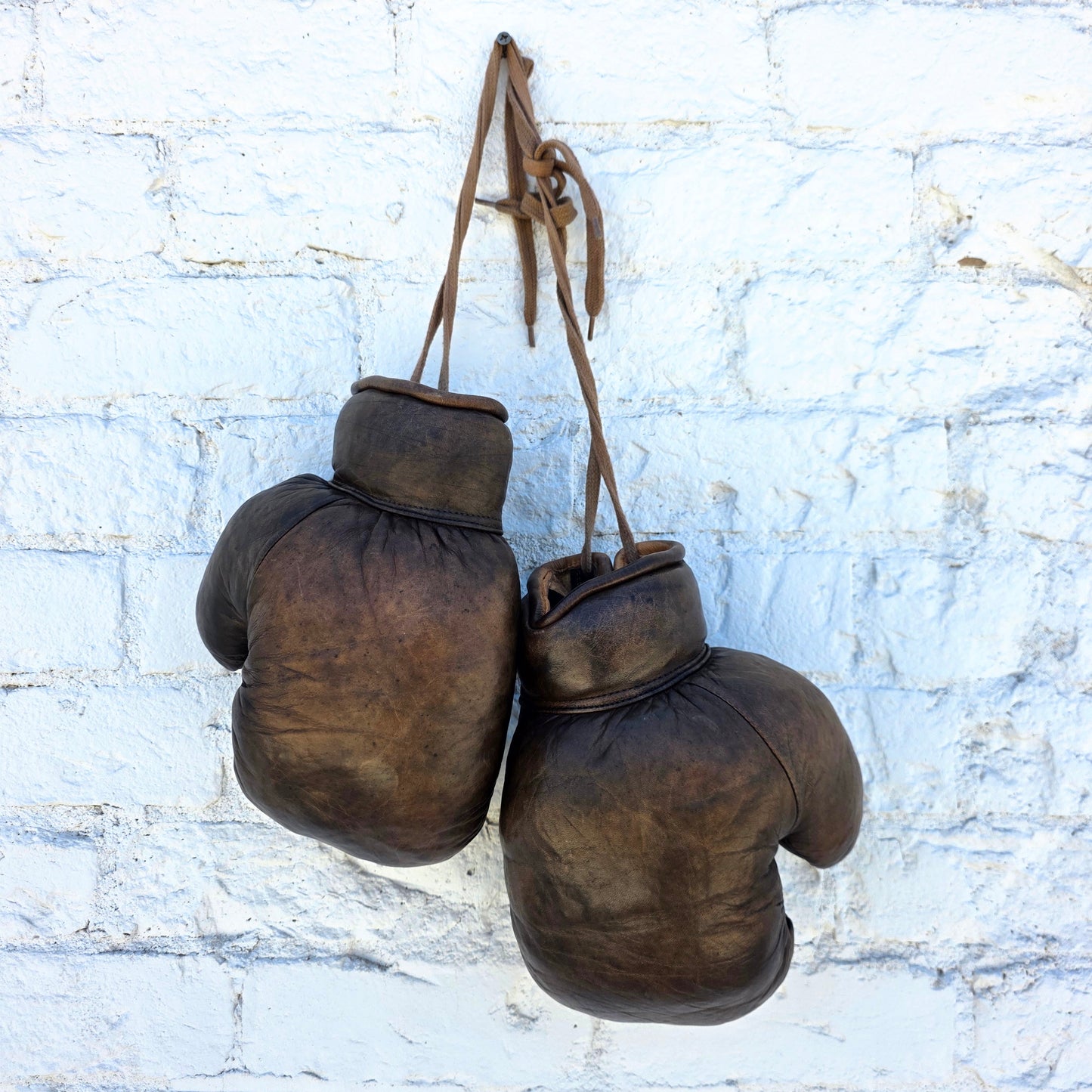 Antique Leather Boxing Gloves