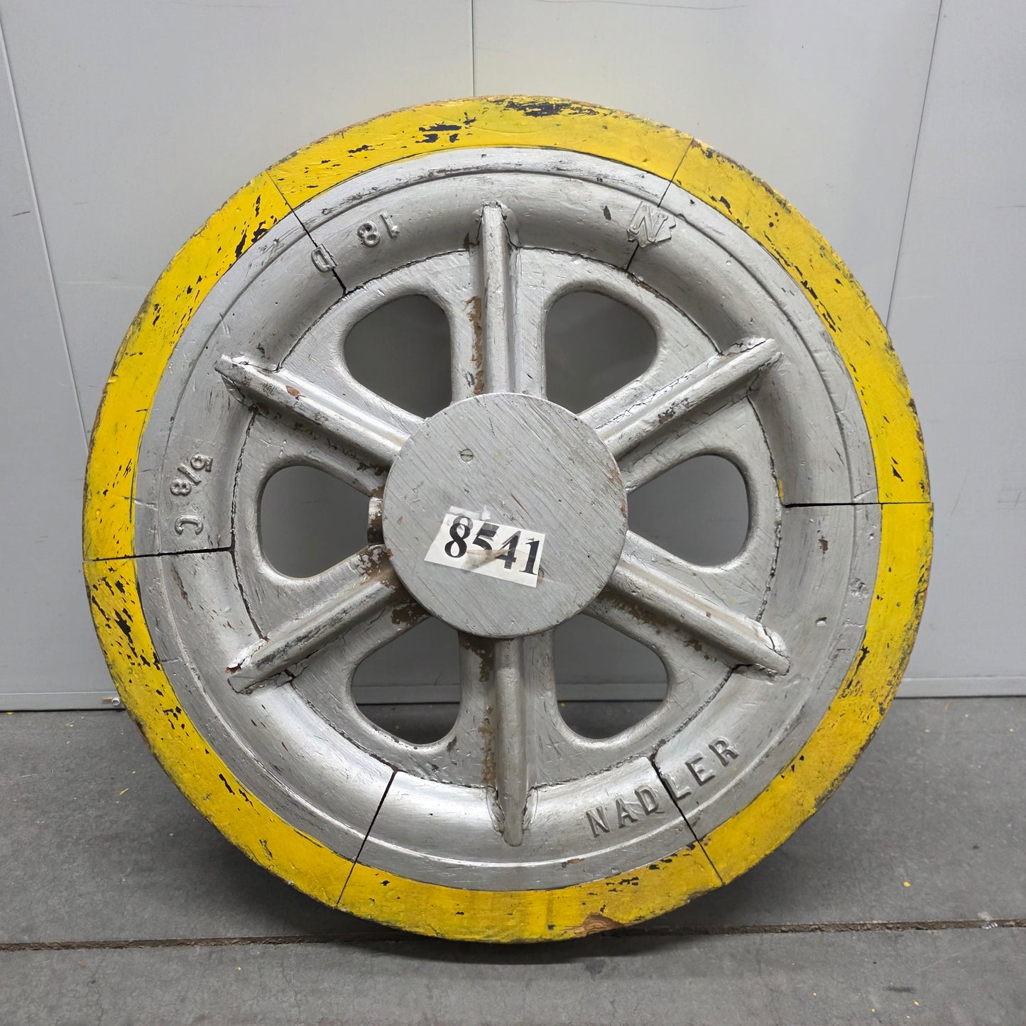 Yellow and Silver Decorative Foundry Mold