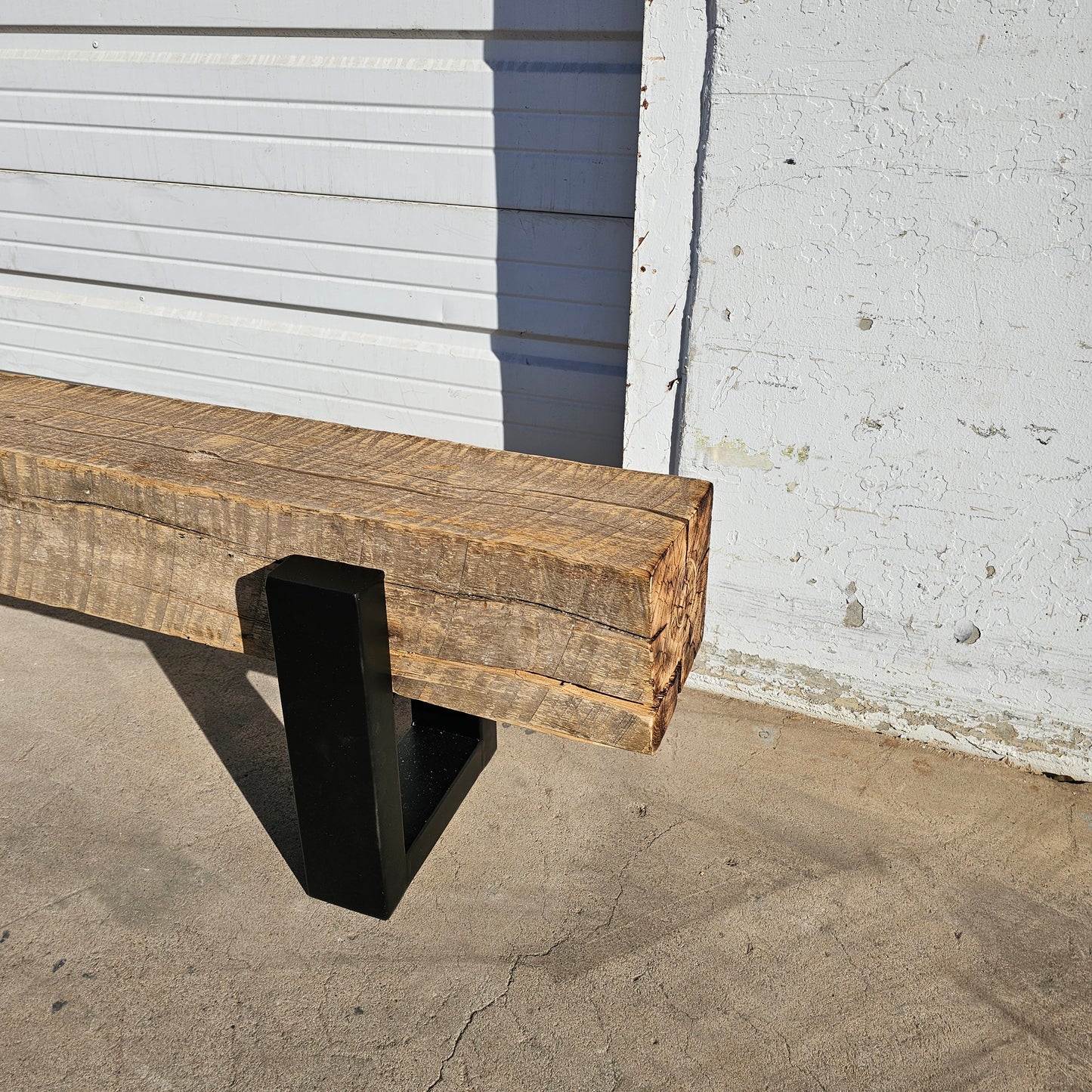 Antique Barn Beam Bench