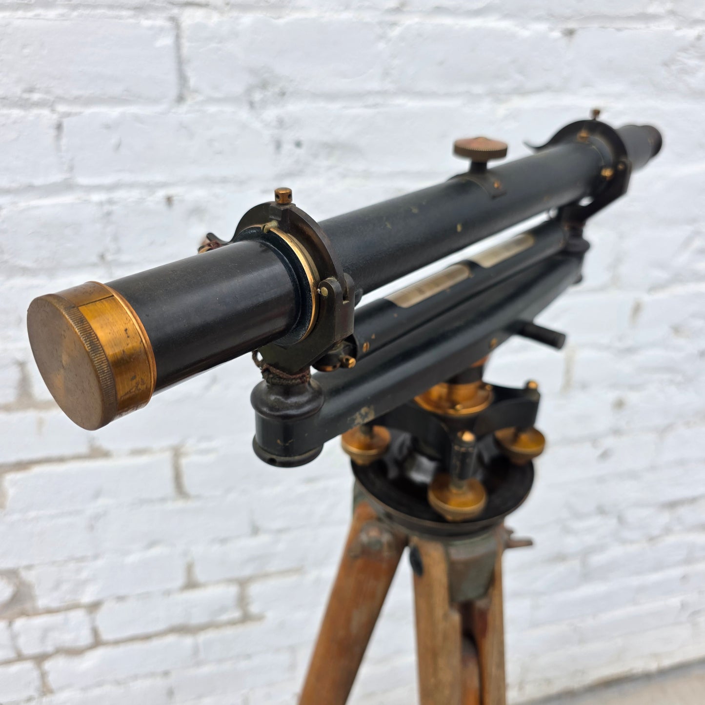 Vintage Buff and Buff Transit Level in Original Case with Tripod (Architectural)