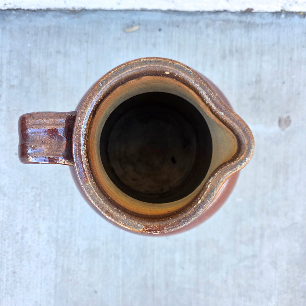 English Glazed Stoneware Jug